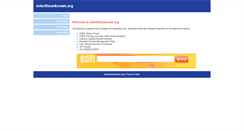 Desktop Screenshot of entertheunknown.org